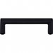 Top Knobs TK793BLK Lydia Pull 3 3/4 Inch Center to Center in Flat Black