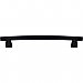 Top Knobs TK7BLK Arched Appliance Pull 12 Inch Center to Center in Flat Black