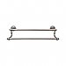 Top Knobs TUSC7PTA Tuscany Bath Towel Bar 18 Inch Double in Pewter Antique