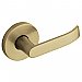 Baldwin 5460V033RMR Individual Contemporary Estate Lever without Rosettes