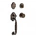 Baldwin 85305402ENTR Canterbury Single Cylinder Sectional Entryset with Interior Knob for Active Door