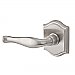Baldwin HDDECLTAR150 Decorative Single Dummy Lever with Traditional Arch Rose - Left Handed