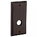 Baldwin R034412RPV Individual 5.25" Height Square Right Handed Privacy Rosette