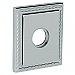 Baldwin R036260IPV Individual 3.225" Height Square Rope Privacy Rosette
