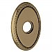 Baldwin R042050IPV Individual 3.8" Height Oval Rope Privacy Rosette
