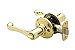 Copper Creek BL2230PB Polished Brass Braxton Style Privacy Door Lever