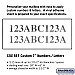 Salsbury 1201REF Custom Numbers / Letters Horizontal 2 Inches High