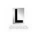 Salsbury 1215-L Reflective Letter 3 Inches L