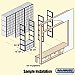 Salsbury 2204 Aluminum Mailbox 4 Doors Rack Ladder System Alt View-4