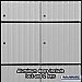 Salsbury 2206 Aluminum Mailbox 6 Doors Standard System-Alt-view-2