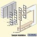 Salsbury 2212 Aluminum Mailbox 12 Doors Rack Ladder System Alt View-4