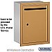 Salsbury 2245BU Letter Box Standard Recessed Mounted USPS Access