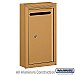 Salsbury 2260BP Letter Box Includes Commercial Lock Slim Surface Mounted Private Access