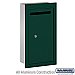 Salsbury 2265GP Letter Box Includes Commercial Lock Slim Recessed Mounted Private Access
