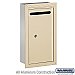 Salsbury 2265SP Letter Box Includes Commercial Lock Slim Recessed Mounted Private Access