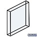 Salsbury 2271 Plexiglass Window for Aluminum Mailbox Door