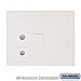 Salsbury 3353WHT Replacement Parcel Locker Door and Tenant Lock for Cluster Box Unit Small Parcel Locker with 3 Keys