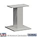 Salsbury 3385GRY Replacement Pedestal for CBU #3316, CBU #3313 and OPL #3302