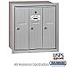 Salsbury 3503ARU Vertical Mailbox 3 Doors Recessed Mounted USPS Access