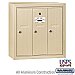 Salsbury 3503SSU Vertical Mailbox 3 Doors Surface Mounted USPS Access