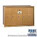 Salsbury 3505BRP Vertical Mailbox 5 Doors Recessed Mounted Private Access
