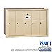 Salsbury 3505SRP Vertical Mailbox 5 Doors Recessed Mounted Private Access