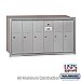 Salsbury 3506ARU Vertical Mailbox 6 Doors Recessed Mounted USPS Access