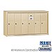 Salsbury 3506SSP Vertical Mailbox 6 Doors Surface Mounted Private Access
