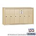 Salsbury 3506SSU Vertical Mailbox 6 Doors Surface Mounted USPS Access