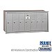 Salsbury 3507ARP Vertical Mailbox 7 Doors Recessed Mounted Private Access