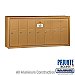 Salsbury 3507BSP Vertical Mailbox 7 Doors Surface Mounted Private Access