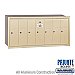 Salsbury 3507SRP Vertical Mailbox 7 Doors Recessed Mounted Private Access
