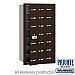 Salsbury 3621ZFP 4B+ Horizontal Mailbox 21 A Doors 20 usable Front Loading Private Access