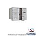 Salsbury 3706D-05AFU 4C Horizontal Mailbox 6 Door High Unit 23 1/2 Inches Double Column 5 MB2 Doors Front Loading USPS Access