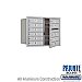Salsbury 3706D-10AFP 4C Horizontal Mailbox 6 Door High Unit 23 1/2 Inches Double Column 10 MB1 Doors Front Loading Private Access