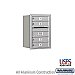 Salsbury 3706S-04ARU 4C Horizontal Mailbox 6 Door High Unit 23 1/2 Inches Single Column 4 MB1 Doors Rear Loading USPS Access
