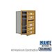 Salsbury 3706S-04GFP 4C Horizontal Mailbox 6 Door High Unit 23 1/2 Inches Single Column 4 MB1 Doors Front Loading Private Access