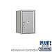 Salsbury 3706S-1PARP 4C Horizontal Mailbox 6 Door High Unit 23 1/2 Inches Single Column Stand Alone Parcel Locker 1 PL6 Rear Loading Private Access