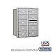 Salsbury 3710D-09ARU 4C Horizontal Mailbox 10 Door High Unit 37 1/2 Inches Double Column 9 MB2 Doors Rear Loading USPS Access