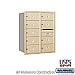 Salsbury 3710D-09SRU 4C Horizontal Mailbox 10 Door High Unit 37 1/2 Inches Double Column 9 MB2 Doors Rear Loading USPS Access