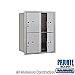 Salsbury 3710D-4PAFP 4C Horizontal Mailbox 10 Door High Unit 37 1/2 Inches Double Column Stand Alone Parcel Locker 4 PL5's Front Loading Private Access