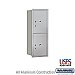 Salsbury 3710S-2PARU 4C Horizontal Mailbox 10 Door High Unit 37 1/2 Inches Single Column 2 PL5s Rear Loading USPS Access