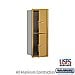 Salsbury 3710S-2PGFU 4C Horizontal Mailbox 10 Door High Unit 37 1/2 Inches Single Column 2 PL5s Front Loading USPS Access