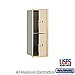 Salsbury 3710S-2PSFU 4C Horizontal Mailbox 10 Door High Unit 37 1/2 Inches Single Column 2 PL5s Front Loading USPS Access