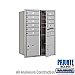 Salsbury 3711D-10AFP 4C Horizontal Mailbox 11 Door High Unit 41 Inches Double Column 10 MB1 Doors / 2 PL5s Front Loading Private Access