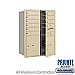 Salsbury 3711D-10SFP 4C Horizontal Mailbox 11 Door High Unit 41 Inches Double Column 10 MB1 Doors / 2 PL5s Front Loading Private Access