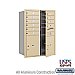 Salsbury 3711D-10SFU 4C Horizontal Mailbox 11 Door High Unit 41 Inches Double Column 10 MB1 Doors / 2 PL5s Front Loading USPS Access