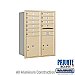 Salsbury 3711D-10SRP 4C Horizontal Mailbox 11 Door High Unit 41 Inches Double Column 10 MB1 Doors / 2 PL5s Rear Loading Private Access