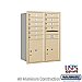 Salsbury 3711D-10SRU 4C Horizontal Mailbox 11 Door High Unit 41 Inches Double Column 10 MB1 Doors / 2 PL5s Rear Loading USPS Access