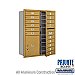 Salsbury 3711D-15GFP 4C Horizontal Mailbox 11 Door High Unit 41 Inches Double Column 15 MB1 Doors / 1 PL5 Front Loading Private Access